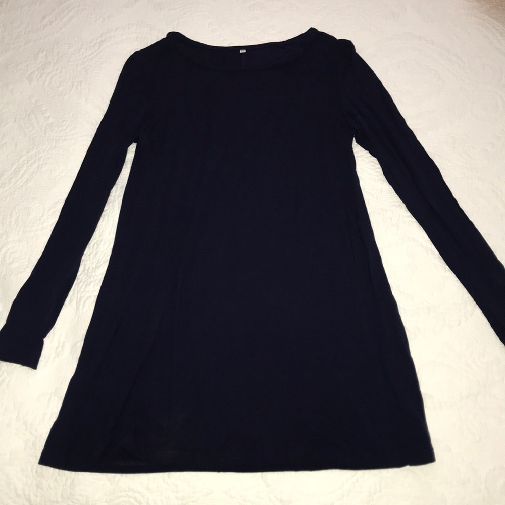 Navy blue tunic/dress from Boohoo